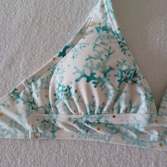 VENUS Lagoon Life Corals Print Bikini Top, size M - Picture 5 of 13